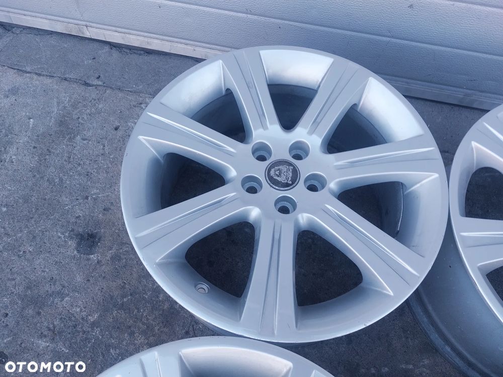 JAGUAR XF S-TYPE F PACE XE FELGI ALUMINIOWE R18 8.5J ET49 5X108 OE JAGUAR 6W83-1007-AB PROSTE! - 5