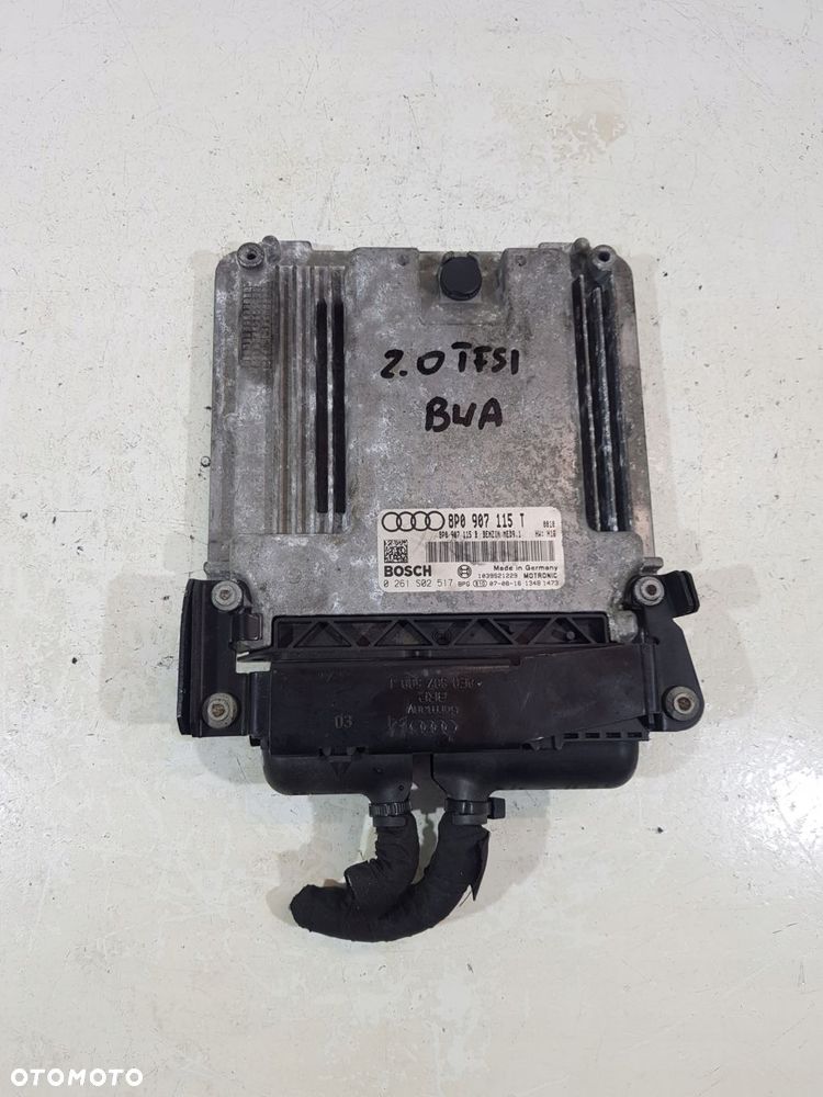 sterownik komputer silnika 8p0907115t bwa 2.0 tfsi audi - 1