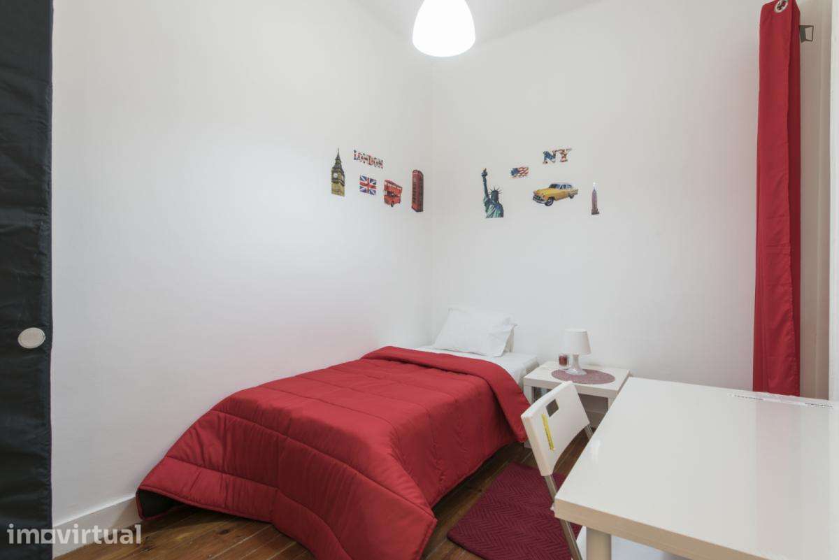 Quarto - localizado em Saldanha Lisbon - Grande imagem: 2/21