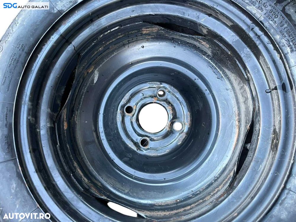 Janta Roata Rezerva Slim 31-2jx15h2x45 125 80 15 R15 4x100 Rover 200 25 45 MG ZR ZS 1995 - 2005 Cod RRC116520 [B4194] - 4