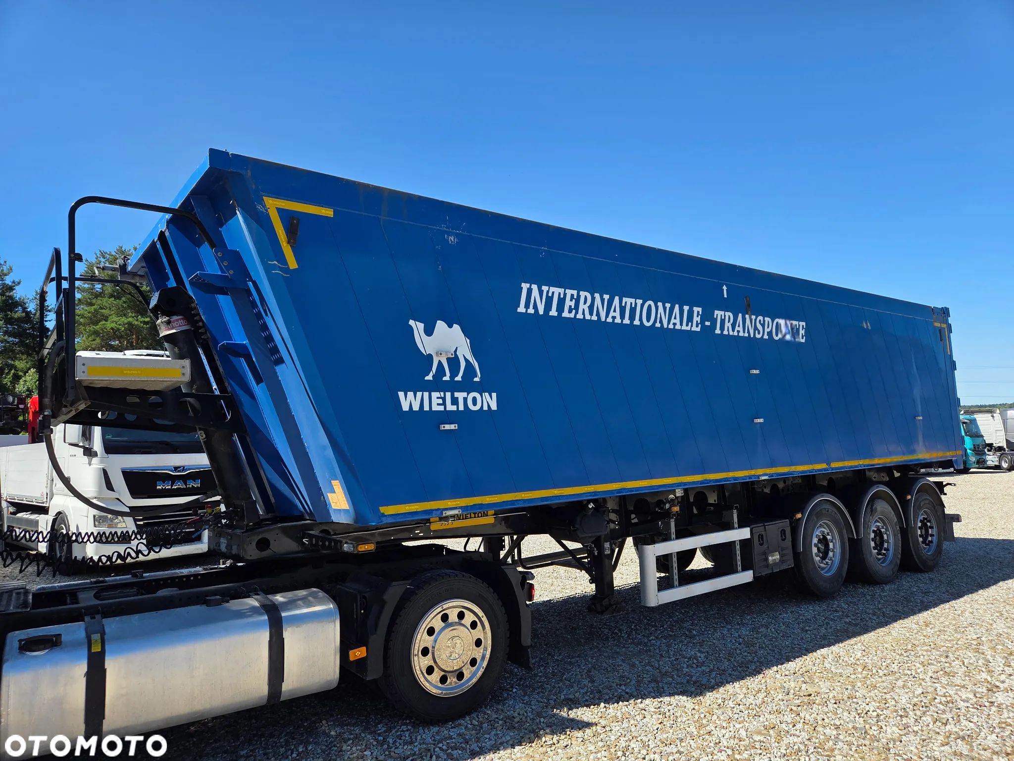 Wielton NW-3 / 50m3 / PODNOSZONA OŚ / 2X SZYBER / 6220kg - 1