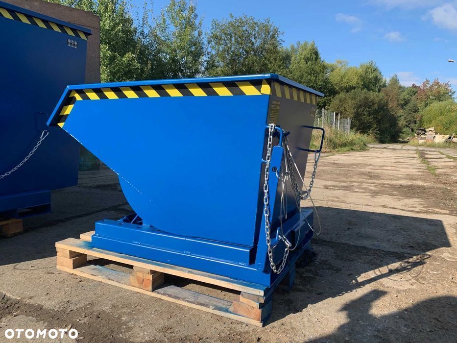 Podwójny system wyładowczy- NTK HD 600 litrów-Kontener-Koleba-Pojemnik - 3