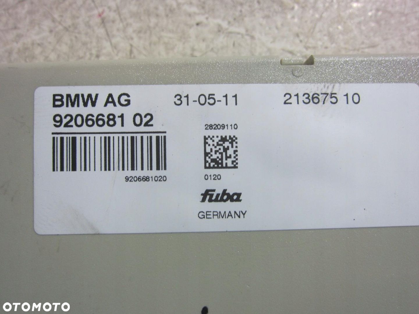 BMW 6 F12 WZMACNIACZ MODUŁ DIVERSITY 65209206681 - 6