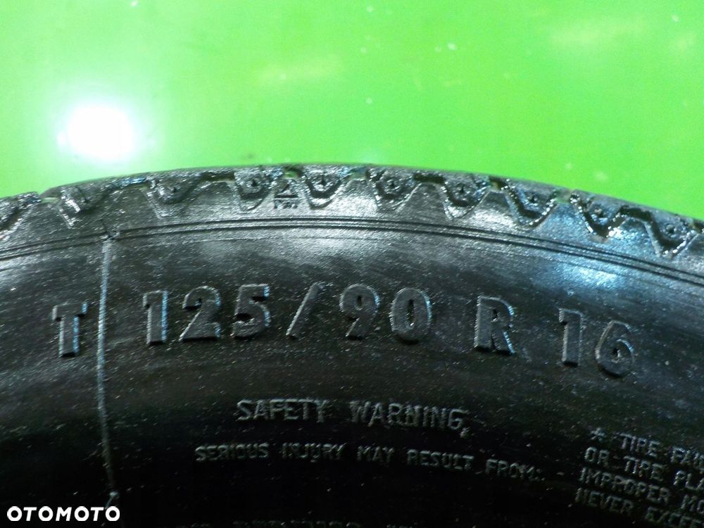MERCEDES A W169 B W245 kolo dojazdowe 125/90/16 5x112 - 3