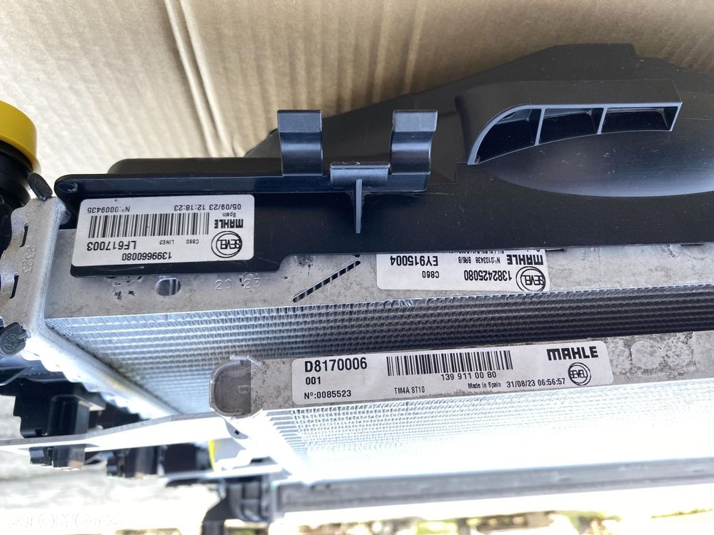DUCATO 2.3JTD E5 14- ZESTAW CHŁODNIC KLIMATYZACJI WODY INTERCOOLER NOWE - 8