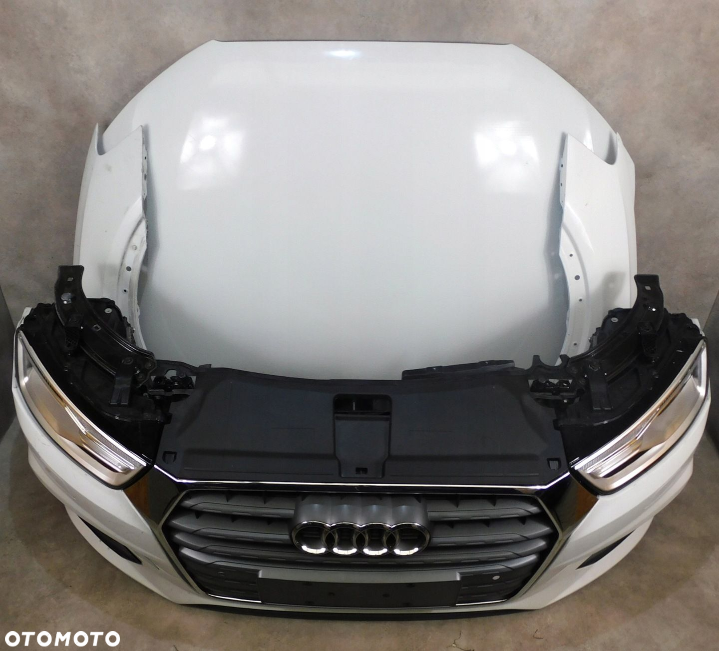 AUDI Q3 8U LIFT PRZÓD ZDERZAK LAMPY MASKA BŁOTNIKI PAS XENON - 7