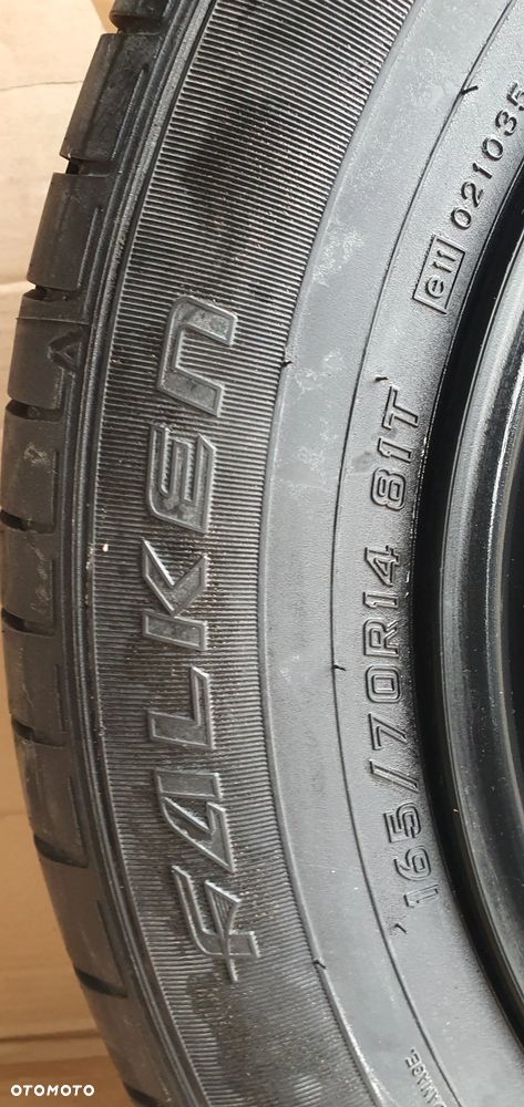 Felga stalowa zapas 4x100 ET35 5J 165/70 R14 VW UP 1S0601027G 1S0601027J - 6