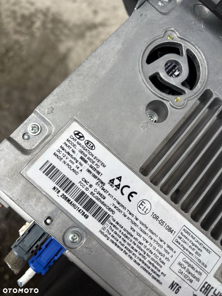 Hyundai i30 III 3 Lift  radio wyświetlacz nawigacja ekran monitor - 4