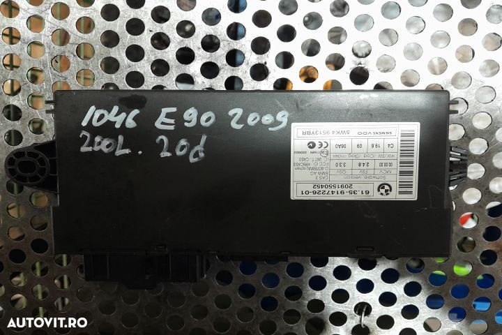 Calculator confort 9147226 9147226 BMW Seria 3 E90 [facelift] [2008 - - 1