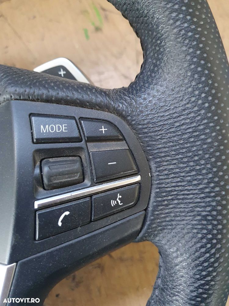 Volan sport cu vibratii,padele,asistenta banda bmw x3 f25,x4 f26 - 3