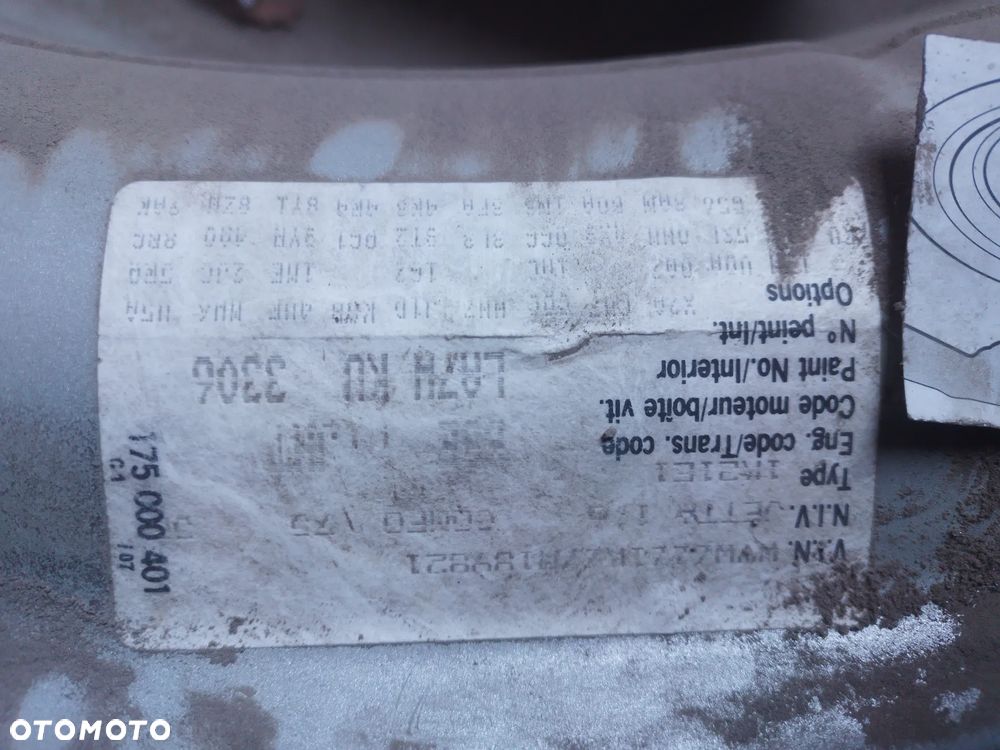 VW JETTA 1.6 BSE  05-11 - OSŁONA PRZECIWSŁONECZNA PRAWA LEWA - 40