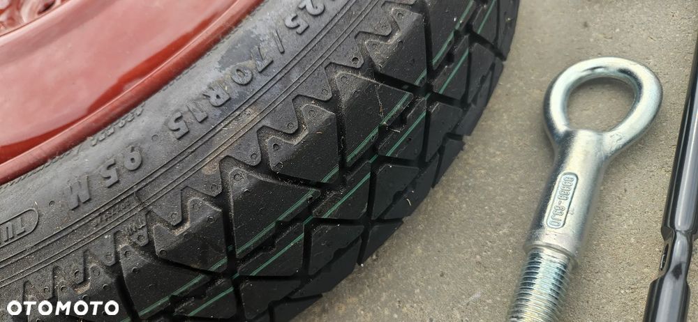 Koło dojazdowe dojazdówka lewarek ucho klucz Suzuki Splash Opel Agila B 2011r Continental 125/70R15 - 6