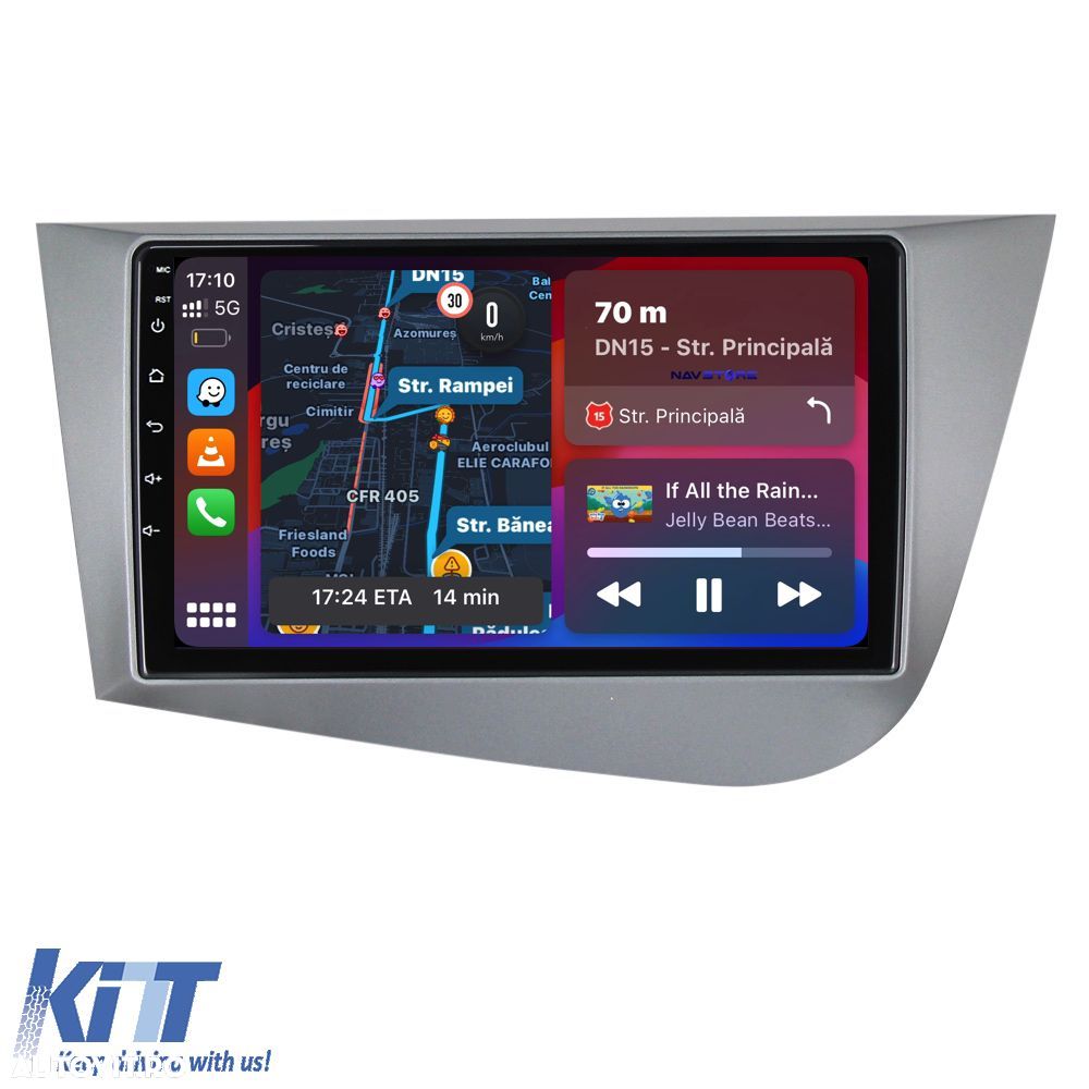 Navigatie Dedicata Seat Leon Mk2 (2005-2012), 9Inch, 8Gb Ram, 256Gb St - 2