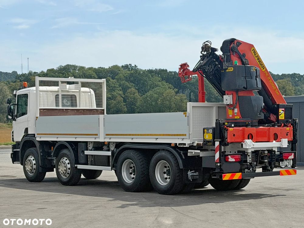 Scania P 450 * SKRZYNIA 6,90 m + PK 23002 - SH C + PILOT * 8x4 *STAN BDB - 6
