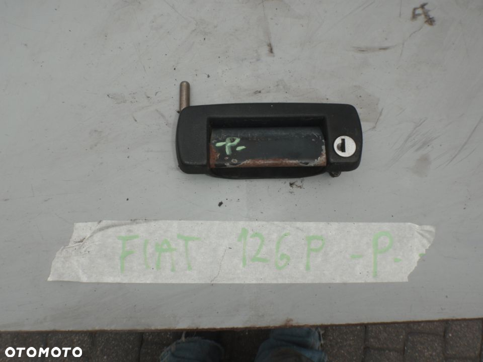 klamka zamek wkładka bębenek drzwi fiat 126p maluch 126 p - 4