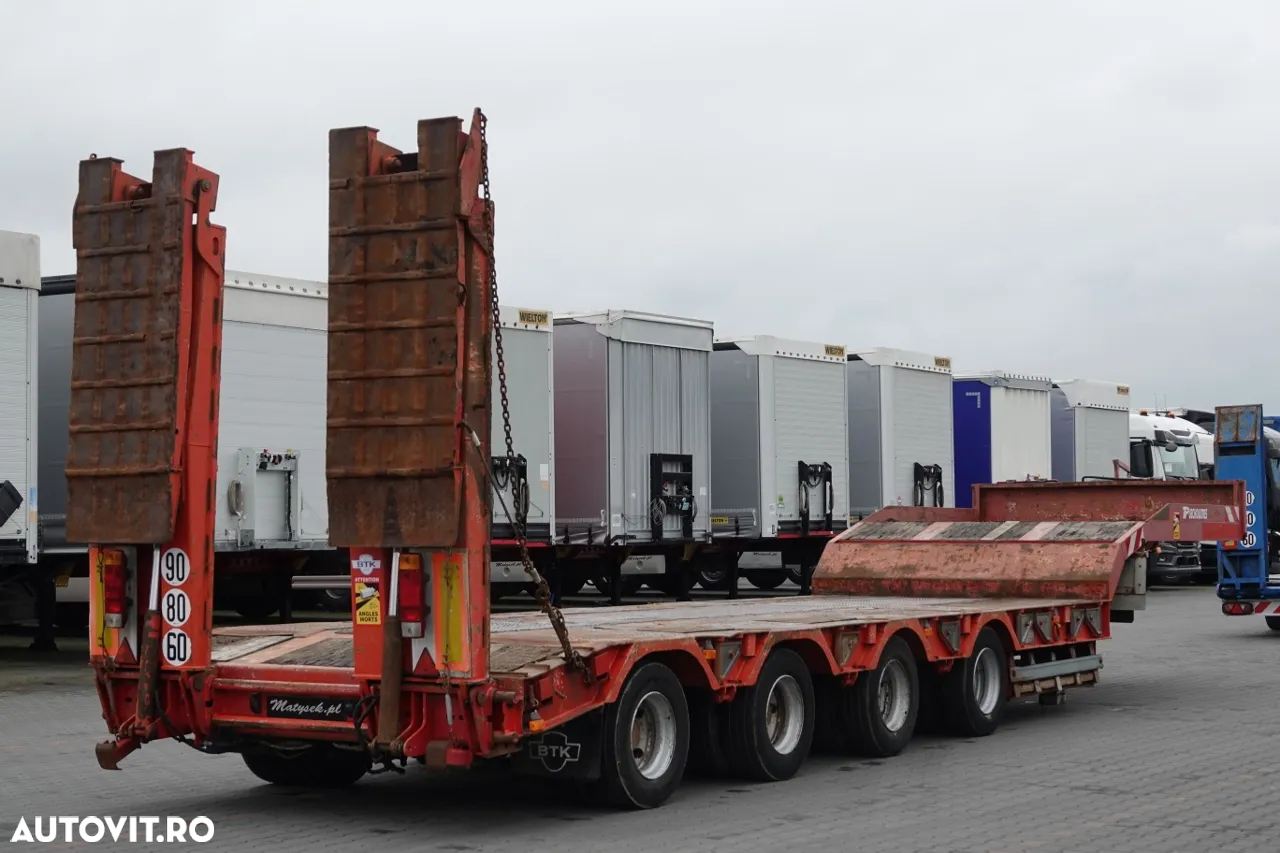 Kaiser REMORCĂ CU ÎNCĂRCARE MICĂ KAISER / GVW:  72.000 KG! / 4 AXI / AXIE DIRECTION / IMPORTAT - 8