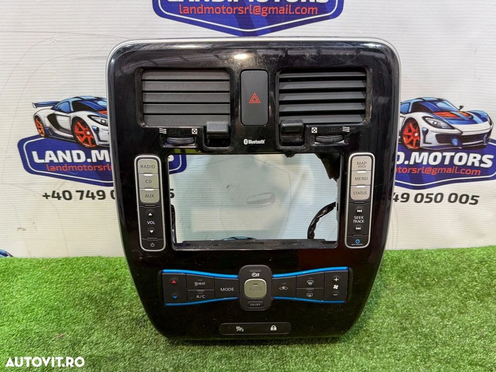 PANOU CENTRAL COMANDA CLIMA AUDIO NISSAN LEAF EM57 ELECTRIC 2016 COD OEM 682603NLOA 687513NLOA 2011-2017 - 5