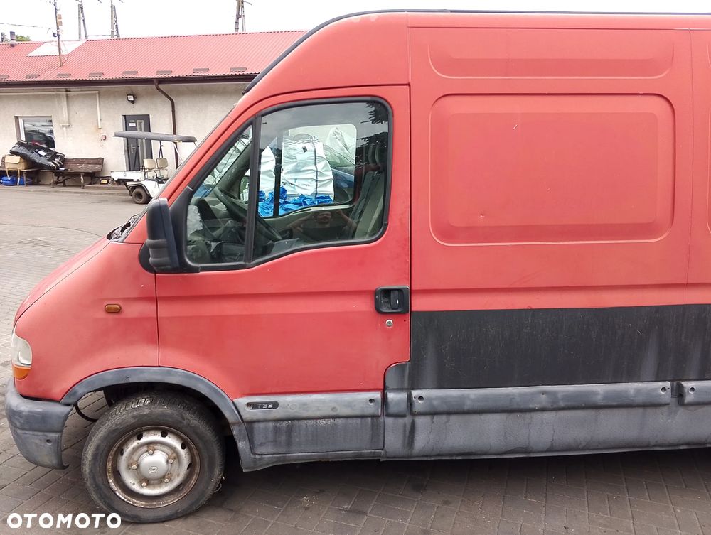 KOMPLETNY PRZÓD Renault Master II (Przed Lift) (97-03r.) 719,  0719 kolor lakier Czerwony Europa MASKA ZDERZAK ATRAPA GRILLA GRILL BŁOTNIKI LAMPY PAS PRZEDNI BELKA CHŁODNICE WZMOCNIENIE CZOŁOWE do założenia bez malowania. - 4