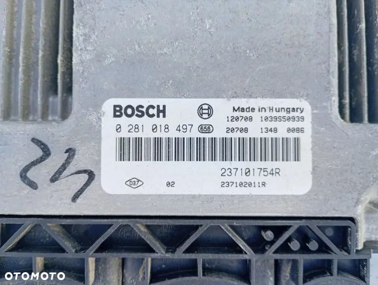 zestaw startowy moduł uch-n3 sterownik 0281018497 renault trafic ii vivaro a lift 2.0 dci - 3