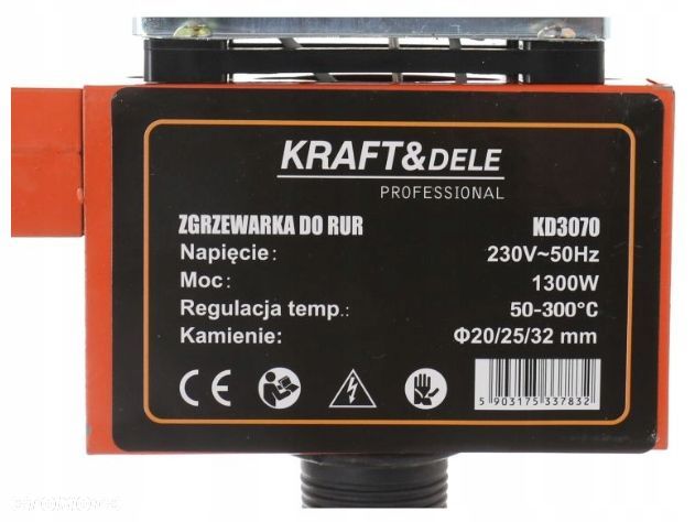 ZGRZEWARKA DO RUR KD3070 1300W / 230V MATRYCE - 10
