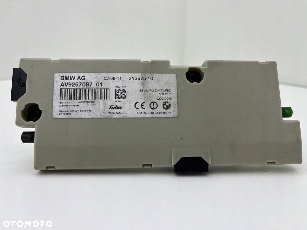 BMW F01 F02 F10 MODUŁ WZMACNIACZ ANTENOWY DIVERSITY 9267087 - 2