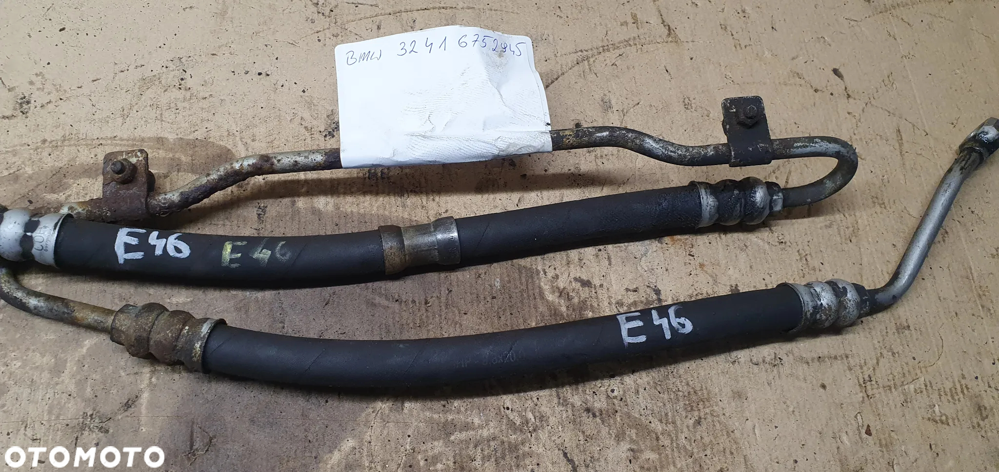 Przewód rurka wąż wspomagania BMW 3 E46 6752945 - 9