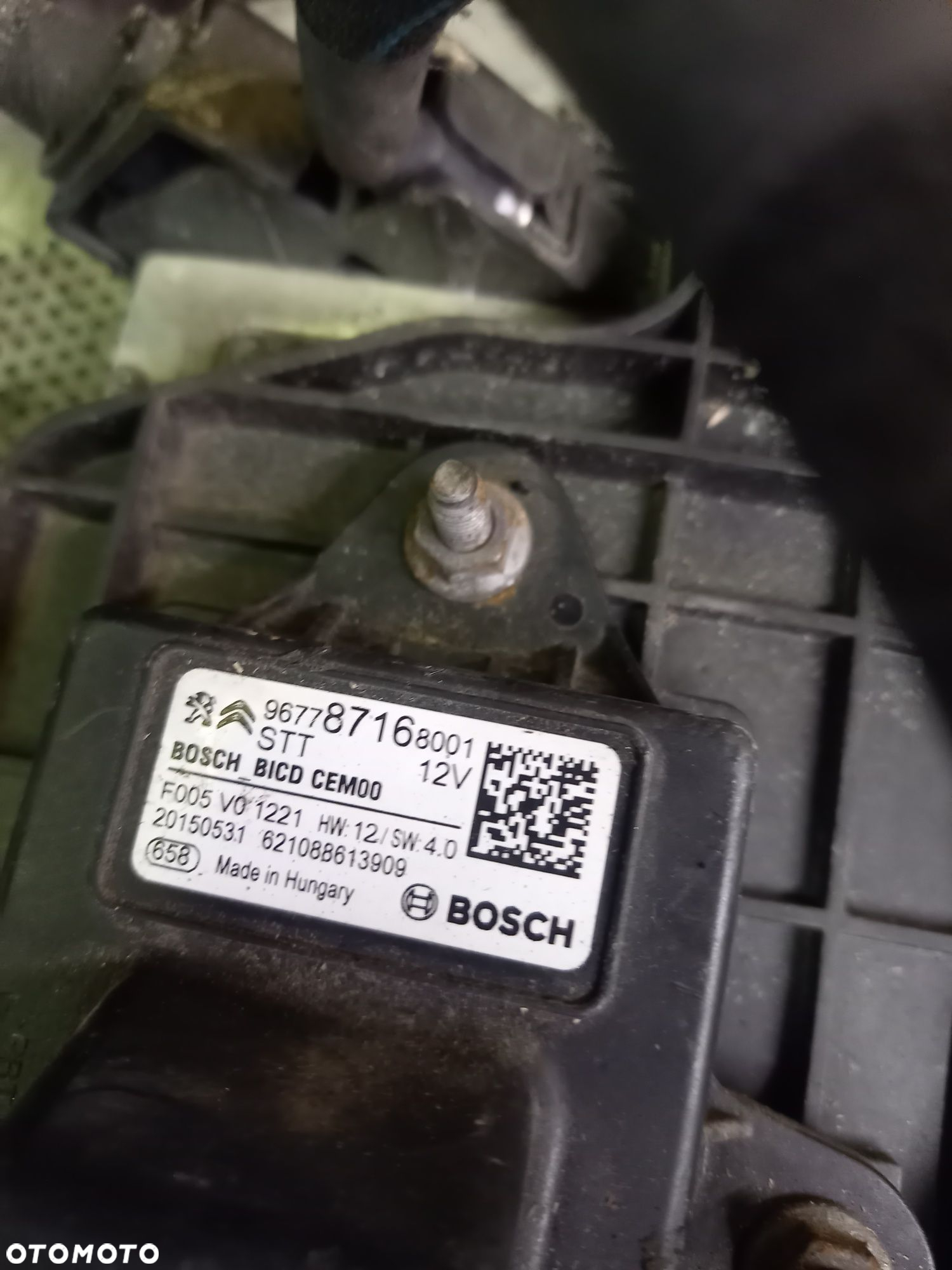 Moduł przekaźnik sterownik system start stop peugeot 308 T9 1.6 hdi - 4