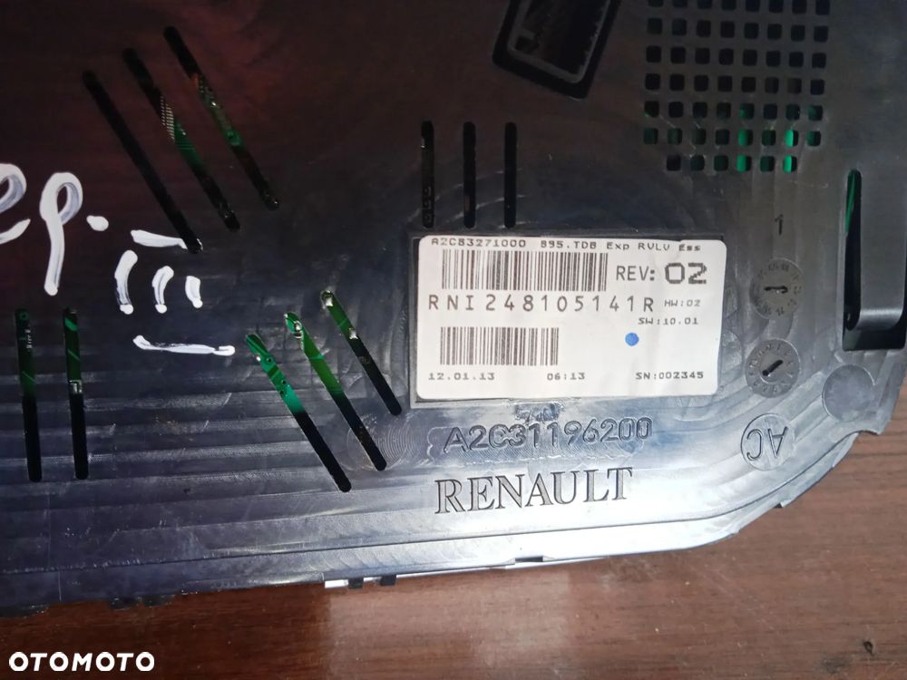 Licznik Renault Megane III 1.5 DCI A2C83271000 248105141R A2C31196200 - 3