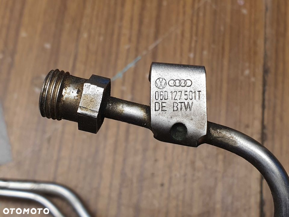 Listwa Wtryskowa Czujnik Cisnienia Paliwa Przewody 2.0 FSI TFSI Audi A4 B7 A6 VW - 10
