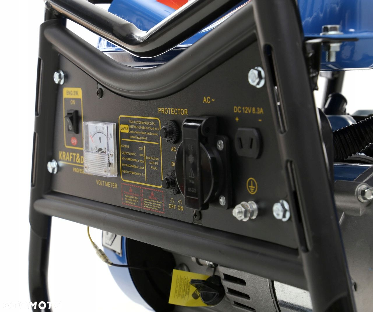AGREGAT PRĄDOTWÓRCZY GENERATOR PRĄDU PRZENOŚNY JEDNOFAZOWY 1500W 230V KD140 - 6
