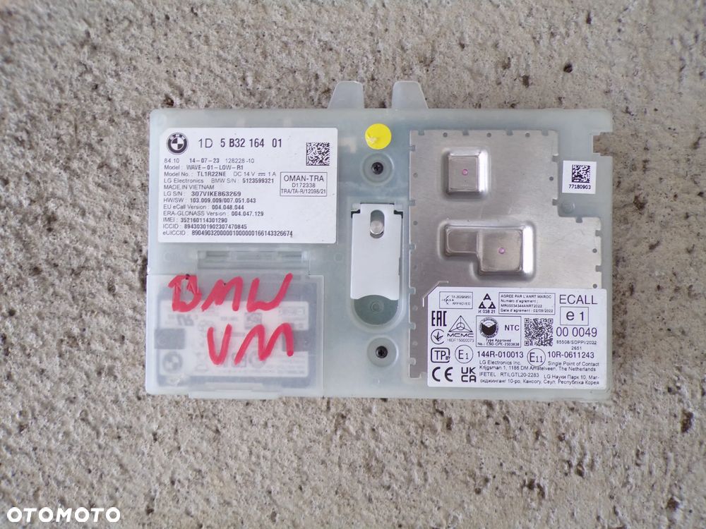 MODUŁ BLUETOOTH BMW G20 5B3216401 - 1