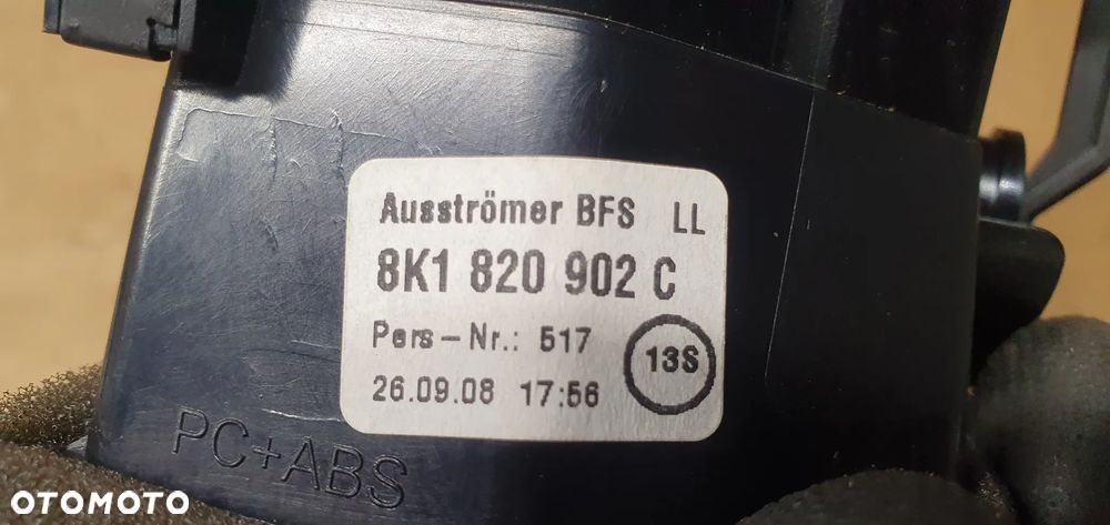 Kratka nawiewu powietrza prawa Audi A4 B8 8K1820902C - 5