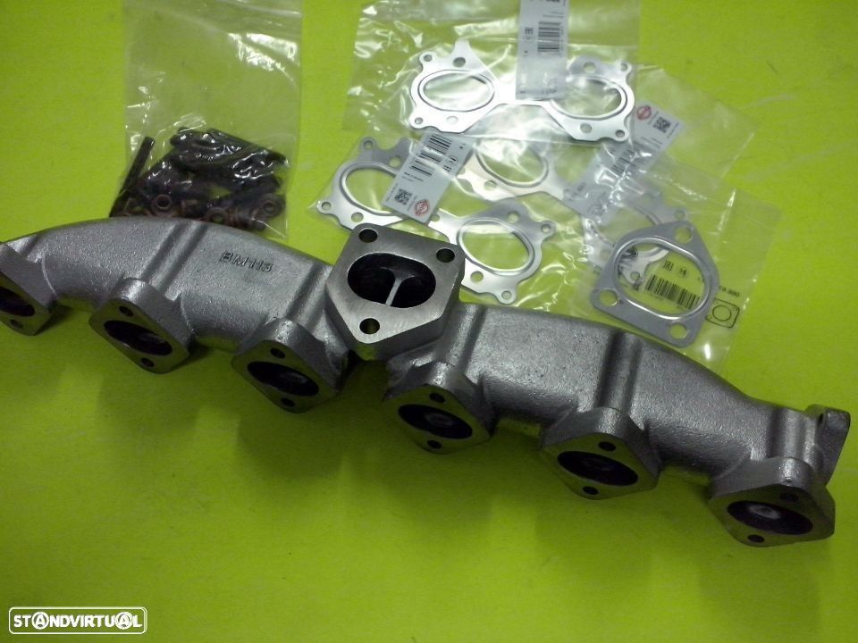 Coletor de escape de ferro Bmw E46 E60 E61 E65 X3 X5 525D 530D NOVO - 2