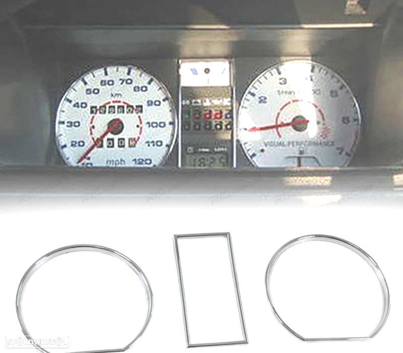 AROS PAINEL VOLKSWAGEN VW GOLF 2 83-92 CROMADOS - 1