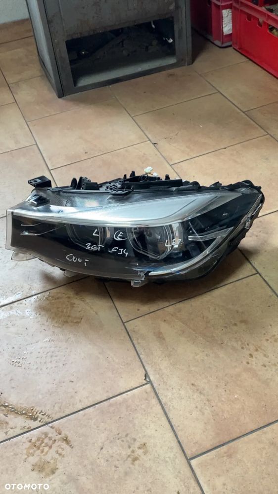 LAMPA LEWA LED BMW 3 GT F34 EUROPA 8738723 WSZYSTKIE UCHWYTY CAŁE USZKODZONE SZKŁO - 1