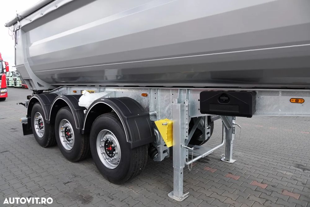 Zaslaw TIPPER 26 m3 / NOU / OȚEL / CUBA DE ȘOLARE HP / AXIE DE RIFAT / SAF / 2025 - 9