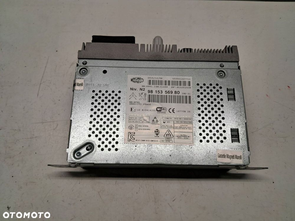 citroen peugeot radio z nawigacją 9815356980 navigacja - 1