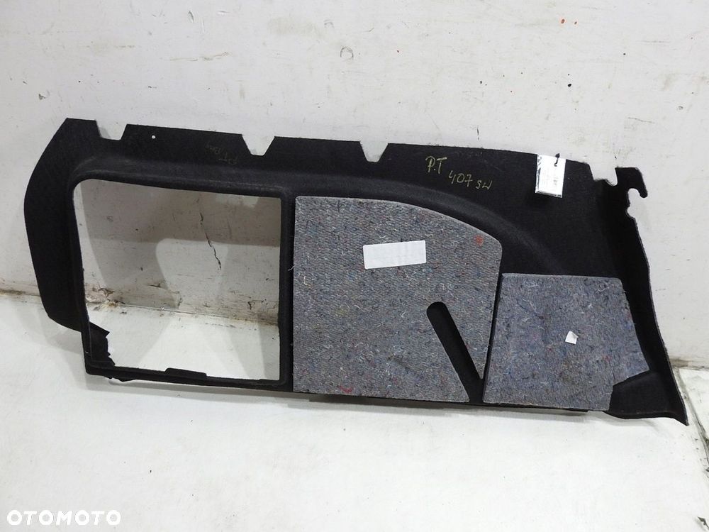 TAPICERKA BAGAŻNIKA PRAWY TYŁ PEUGEOT 407 SW - 5