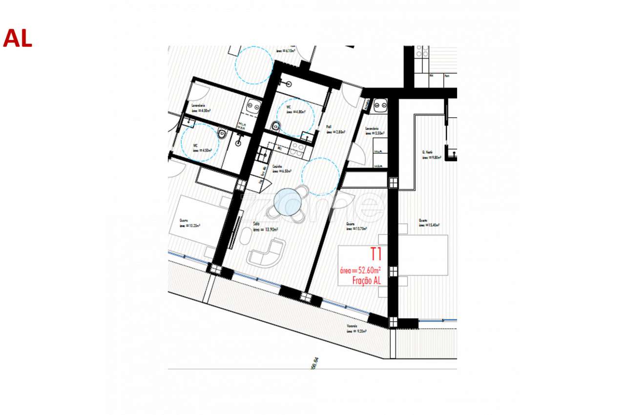 Apartamento T1 c/ Varanda, Freamunde, Paços de Ferreira (Fração AL) - Grande imagem: 2/16