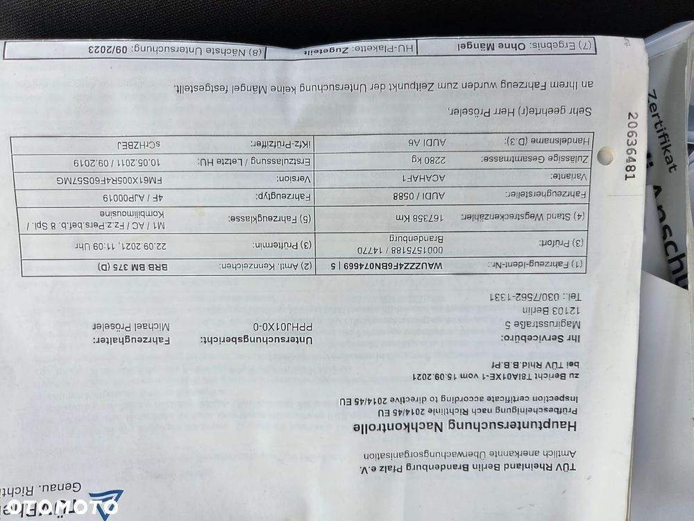 Audi A6 Avant 2.0 TDI DPF - 26