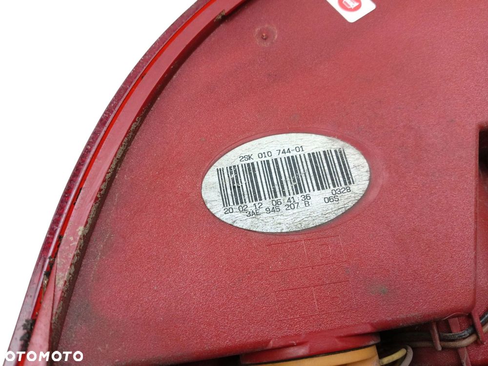 LAMPA LEWY TYŁ VOLKSWAGEN PASSAT B7 (2010-2014) 2.0 TDI 170KM 3AE945207B - 3