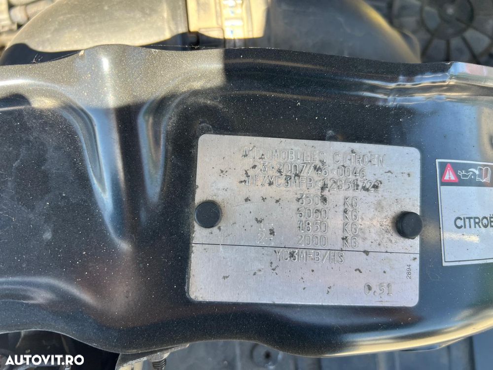 Citroën JUMPER FURGON 2.0D 163CP MOTOR DEFECT - 12
