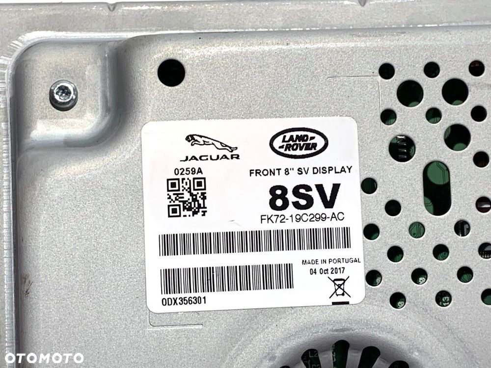 WYŚWIETLACZ  JAGUAR XF II (X260) 2015 - 2022 2.0 D 132 kW [180 KM] olej napędowy 2015 - 2022 - 5