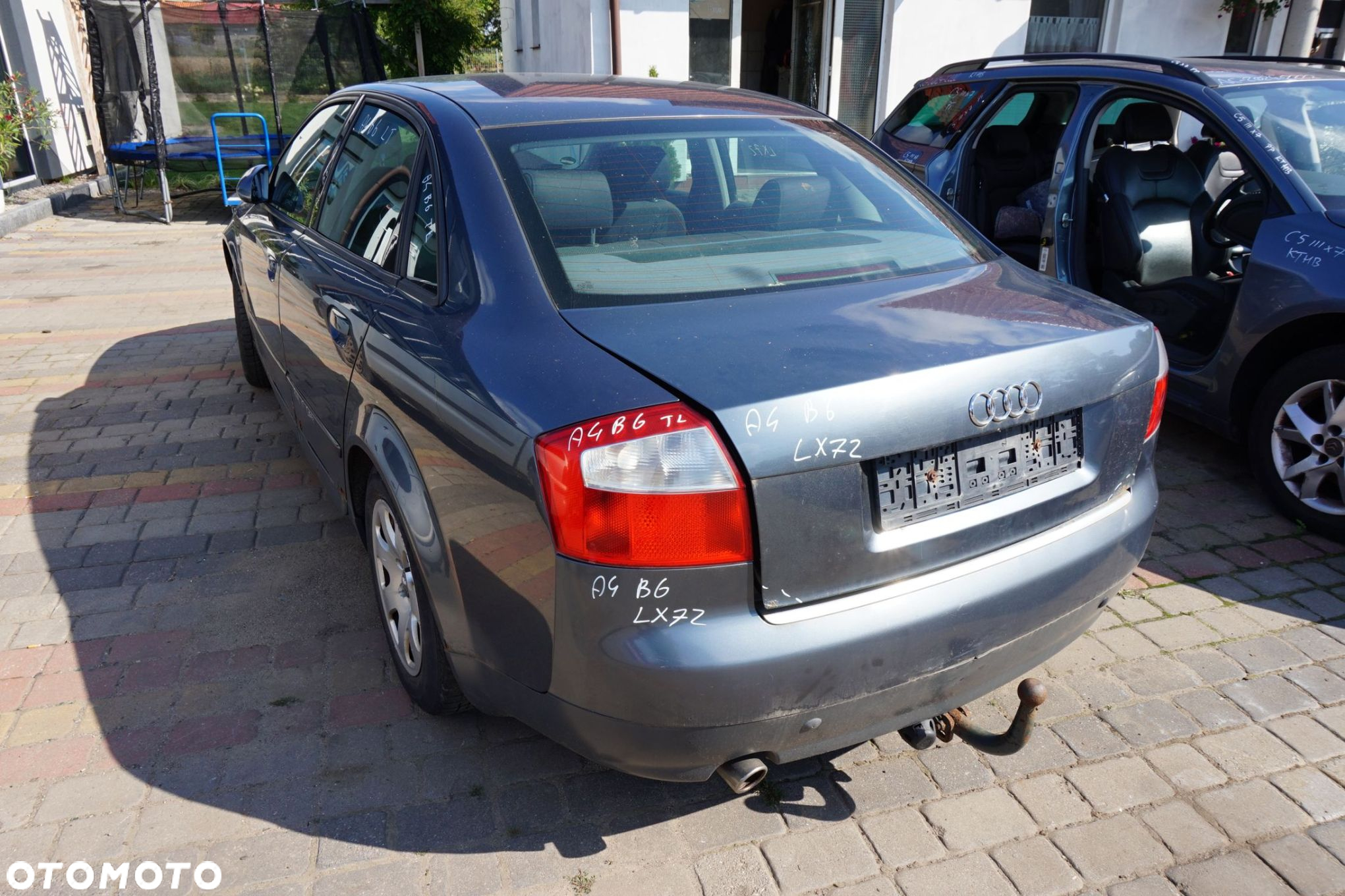 AUDI A4 B6 SEDAN 2003 LX7Z 2.0 16V ALT 130KM GBM SZARY na części - 3