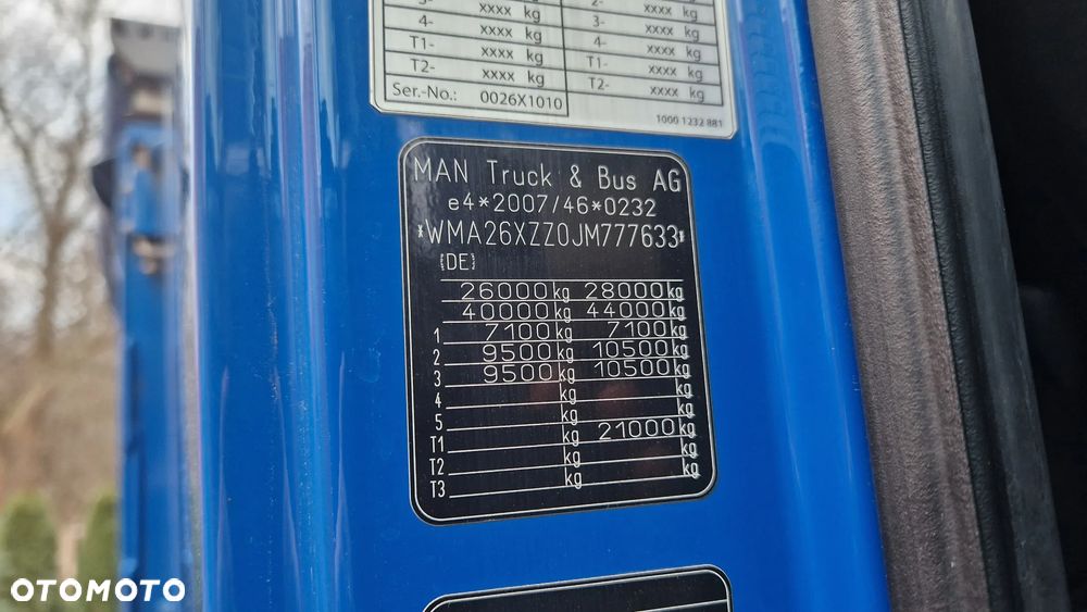 MAN TGS 26.460 Meiller kipper z Niemiec - 4