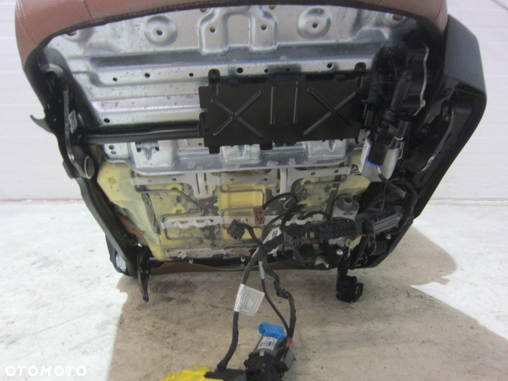 BMW 3 F30 F31 FOTEL KIEROWCY LEWY DAKOTA BRAUN SKÓRA BRĄZOWA 52107941262 - 10