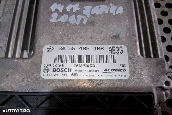 Calculator motor ECU 55485466 0281031379 55485466 0281031379 Opel Zaf - 3