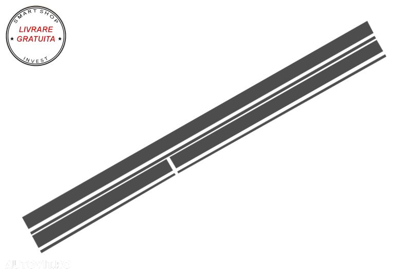 Set Stickere Gri Inchis Mercedes CLA W117 C117 X117 (2013-2016) A-Class W176 (2012- livrare gratuita - 5