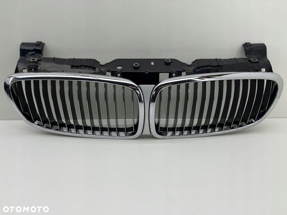 BMW 7 E65 LIFT ATRAPA GRILL NERKI CHROM 7145738 - 1