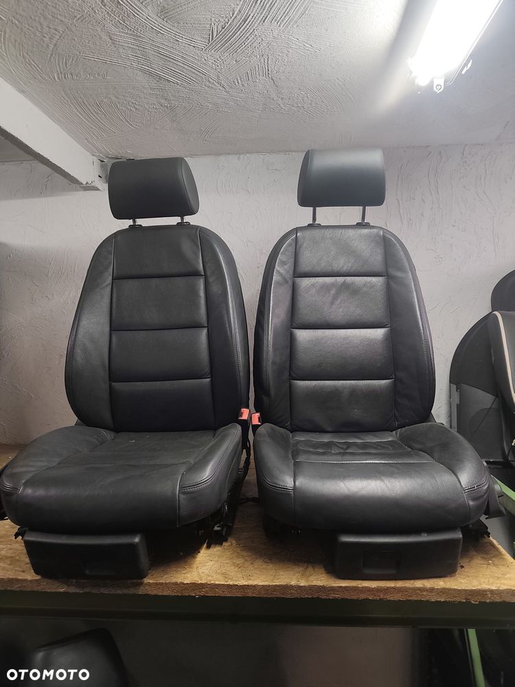 AUDI A6 C6 04- FOTELE KANAPA SKÓRA KOMPLET - 1